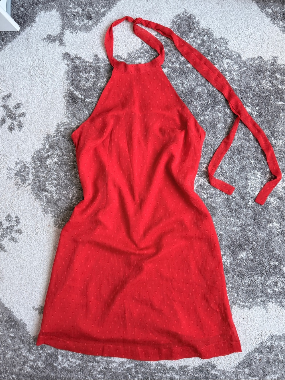 Mango Red Dress